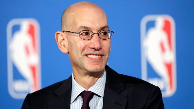 NBA Commissioner Adam Silver endorses sports gambling legalization IMAGE